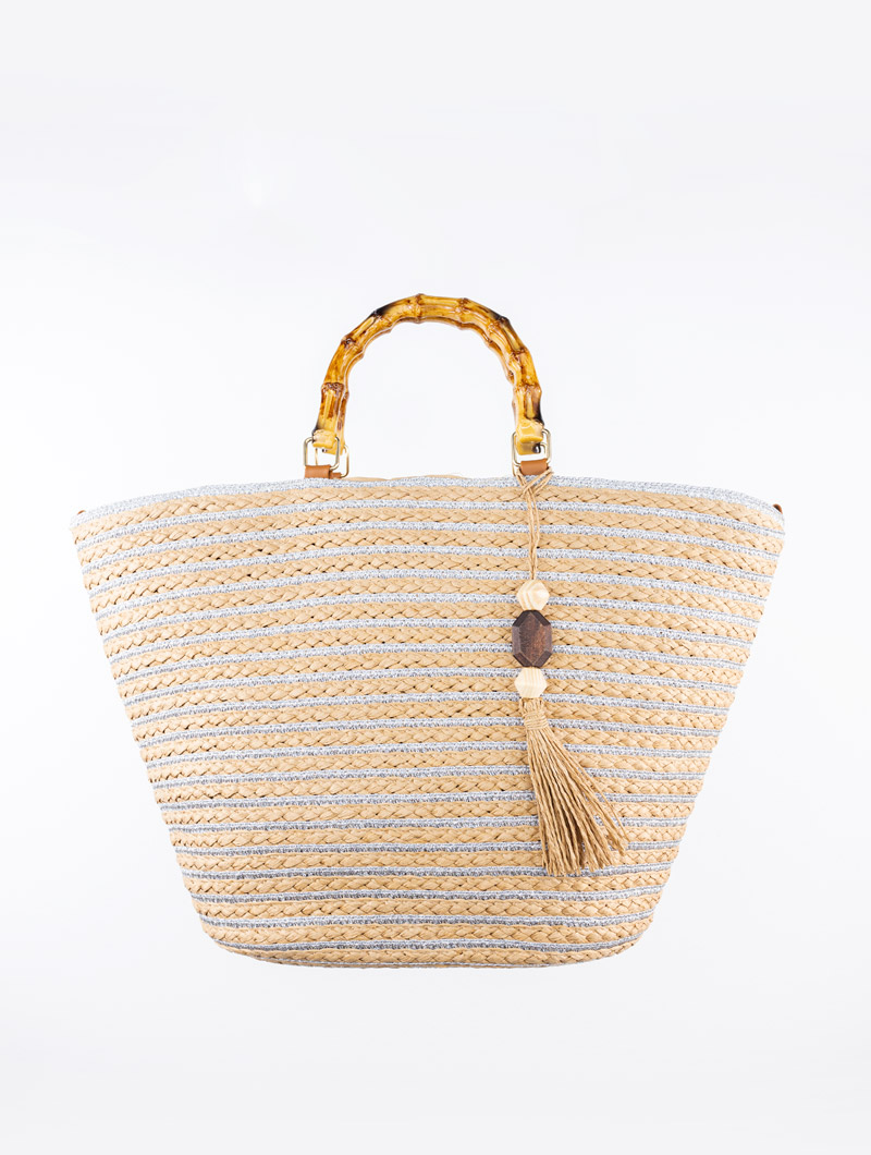 Sac couffin en paille